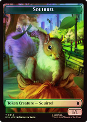 {Squirrel Token} // {The Void Token}
Marvel Super Heroes
Single
Magic: The Gathering