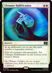 Ultimate Nullification
Marvel Super Heroes Commander
Single
Magic: The Gathering
