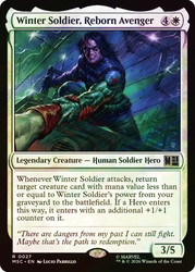 Winter Soldier, Reborn Avenger
Marvel Super Heroes Commander
Single
Magic: The Gathering