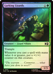 Lurking Lizards
Marvel Super Heroes Commander
Single
Magic: The Gathering
