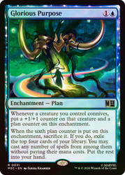Glorious Purpose
Marvel Super Heroes Commander
Single
Magic: The Gathering
