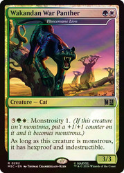 Fleecemane Lion (Wakandan War Panther)
Marvel Super Heroes Commander
Single
Magic: The Gathering
