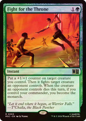 Fight for the Throne
Marvel Super Heroes Commander
Single
Magic: The Gathering