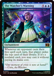 Mind's Dilation (The Watcher's Warning)
Marvel Super Heroes Commander
Single
Magic: The Gathering