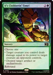 It's Clobberin' Time!
Marvel Super Heroes Commander
Single
Magic: The Gathering