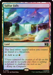 Sulfur Falls
Marvel Super Heroes Commander
Single
Magic: The Gathering
