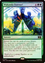 Wakanda Forever!
Marvel Super Heroes Commander
Single
Magic: The Gathering