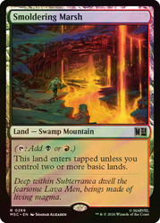 Smoldering Marsh
Marvel Super Heroes Commander
Single
Magic: The Gathering