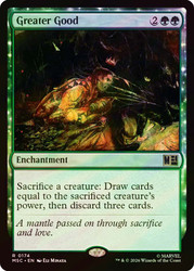 Greater Good
Marvel Super Heroes Commander
Single
Magic: The Gathering