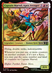 Captain Marvel, Apex Avenger
Marvel Super Heroes Commander
Single
Magic: The Gathering