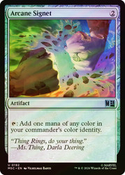 Arcane Signet
Marvel Super Heroes Commander
Single
Magic: The Gathering