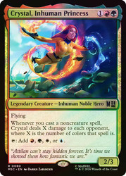 Crystal, Inhuman Princess
Marvel Super Heroes Commander
Single
Magic: The Gathering