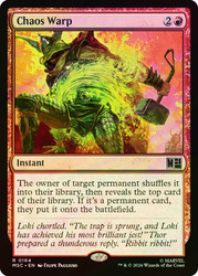 Chaos Warp
Marvel Super Heroes Commander
Single
Magic: The Gathering