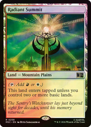 Radiant Summit
Marvel Super Heroes Commander
Single
Magic: The Gathering