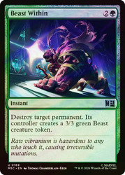 Beast Within
Marvel Super Heroes Commander
Single
Magic: The Gathering