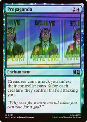 Propaganda
Marvel Super Heroes Commander
Single
Magic: The Gathering