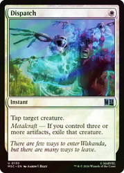 Dispatch
Marvel Super Heroes Commander
Single
Magic: The Gathering