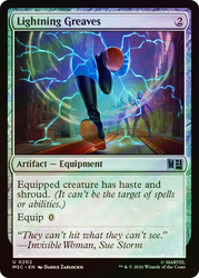 Lightning Greaves
Marvel Super Heroes Commander
Single
Magic: The Gathering