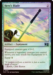 Hero's Blade
Marvel Super Heroes Commander
Single
Magic: The Gathering