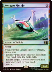 Avengers Quinjet
Marvel Super Heroes Commander
Single
Magic: The Gathering