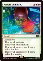 Austere Command
Marvel Super Heroes Commander
Single
Magic: The Gathering