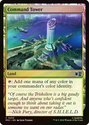 Command Tower
Marvel Super Heroes Commander
Single
Magic: The Gathering