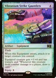 Vibranium Strike Gauntlets
Marvel Super Heroes Commander
Single
Magic: The Gathering