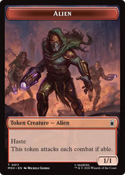 {Alien Token} // {Wall Token}
Marvel Super Heroes
Single
Magic: The Gathering