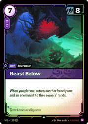 Beast Below
Spiritforged
Single
Riftbound: League of Legends TCG