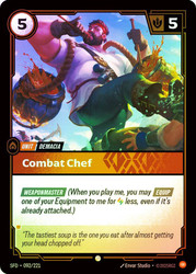 Combat Chef
Spiritforged
Single
Riftbound: League of Legends TCG