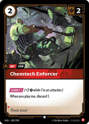 Chemtech Enforcer
Origins
Single
Riftbound: League of Legends TCG