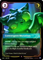 Convergent Mutation
Origins
Single
Riftbound: League of Legends TCG