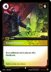 Cruel Patron
Origins
Single
Riftbound: League of Legends TCG
