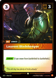 Laurent Bladekeeper
Spiritforged
Single
Riftbound: League of Legends TCG