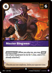 Master Bingwen
Spiritforged
Single
Riftbound: League of Legends TCG