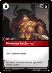 Minotaur Reckoner
Spiritforged
Single
Riftbound: League of Legends TCG
