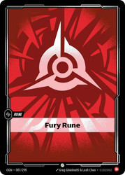 Fury Rune
Origins
Single
Riftbound: League of Legends TCG