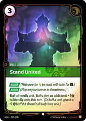 Stand United
Origins
Single
Riftbound: League of Legends TCG