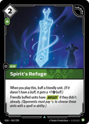 Spirit's Refuge
Origins
Single
Riftbound: League of Legends TCG