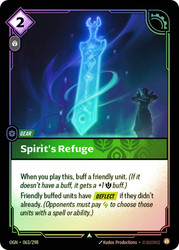 Spirit's Refuge
Origins
Single
Riftbound: League of Legends TCG