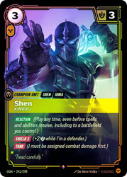 Shen - Kinkou
Origins
Single
Riftbound: League of Legends TCG