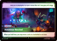 Amateur Recital
Unleashed
Single
Riftbound: League of Legends TCG