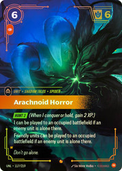 Arachnoid Horror
Unleashed
Single
Riftbound: League of Legends TCG
