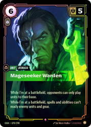 Mageseeker Warden
Origins
Single
Riftbound: League of Legends TCG