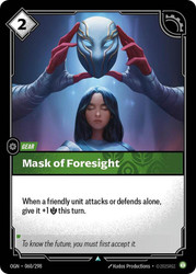 Mask of Foresight
Origins
Single
Riftbound: League of Legends TCG