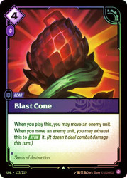 Blast Cone
Unleashed
Single
Riftbound: League of Legends TCG