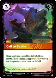 Call to Battle
Unleashed
Single
Riftbound: League of Legends TCG