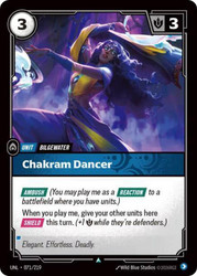 Chakram Dancer
Unleashed
Single
Riftbound: League of Legends TCG