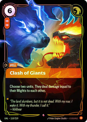 Clash of Giants
Unleashed
Single
Riftbound: League of Legends TCG