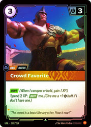 Crowd Favorite
Unleashed
Single
Riftbound: League of Legends TCG
